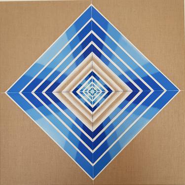 Print of Geometric Paintings by Gina Summers
