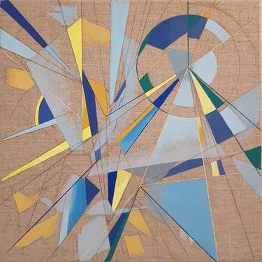 Print of Geometric Paintings by Gina Summers