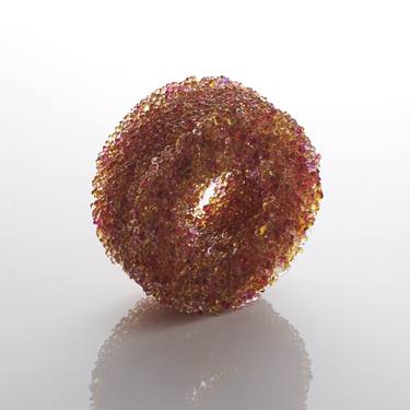 Superposition Amber & Pink, Medium Circle thumb