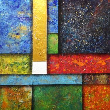 Original Abstract Painting by Peter Hamilton