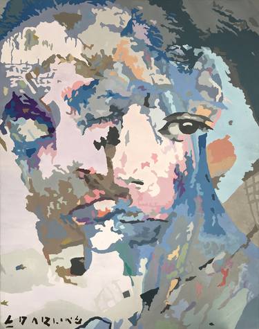 Print of Abstract Expressionism Portrait Paintings by Simon Darling