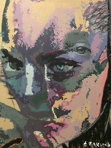 Print of Abstract Expressionism Portrait Paintings by Simon Darling