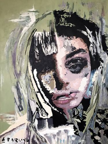 Print of Expressionism Portrait Paintings by Simon Darling