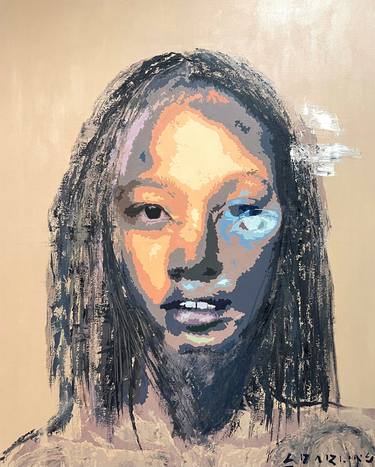 Print of Expressionism Portrait Paintings by Simon Darling