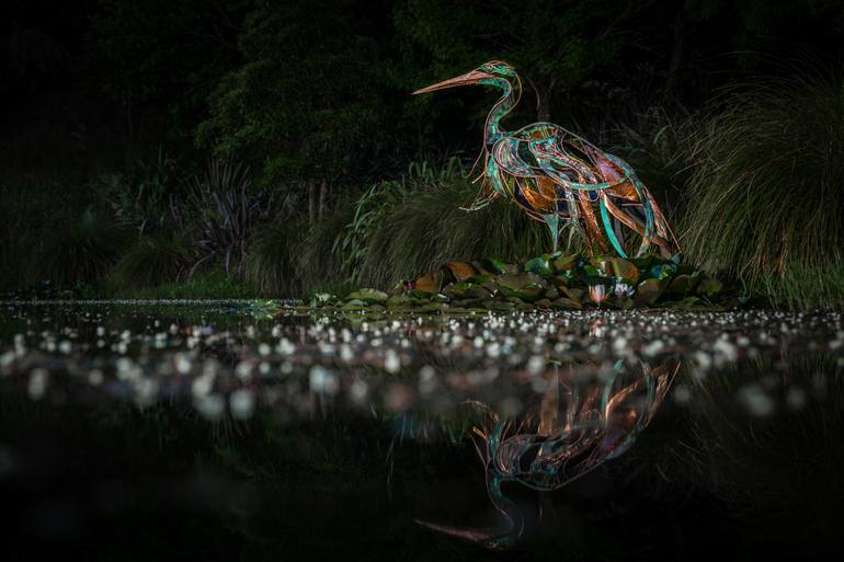 Original Abstract Animal Sculpture by Glen Colechin