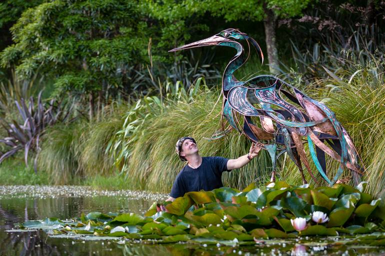 Original Abstract Animal Sculpture by Glen Colechin