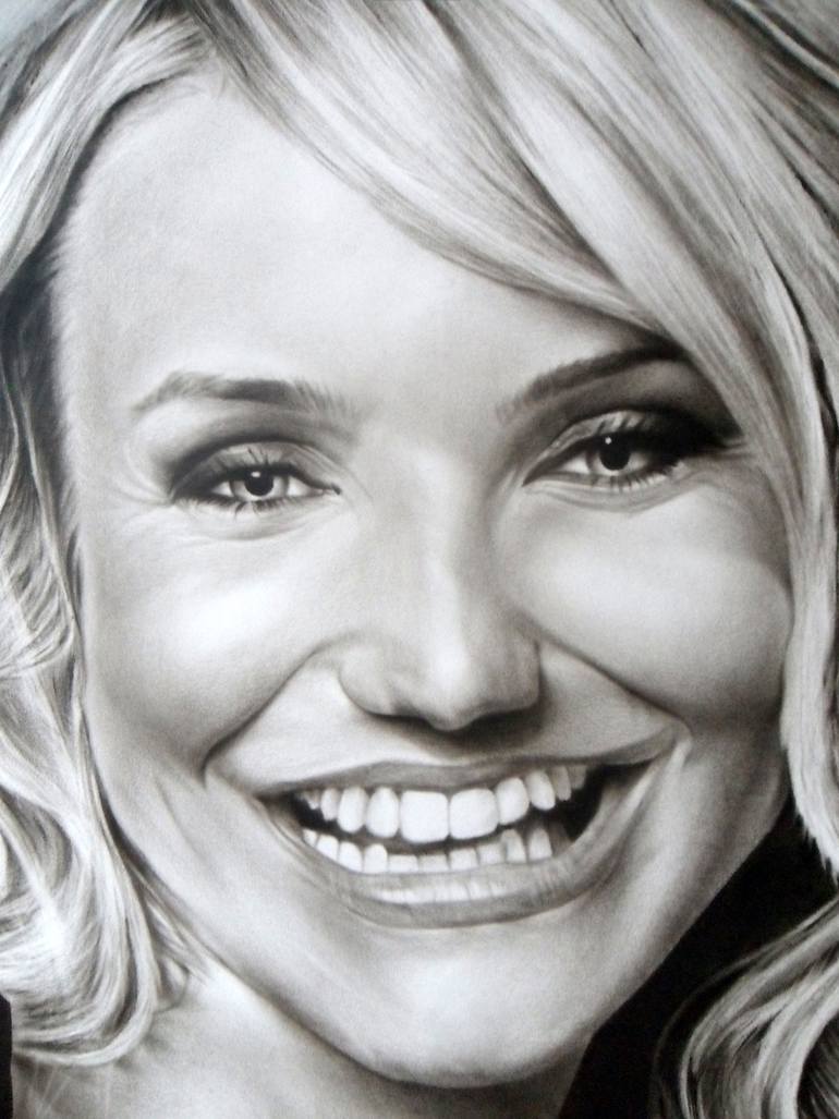 Original Photorealism Pop Culture/Celebrity Painting by Attila Paszternák