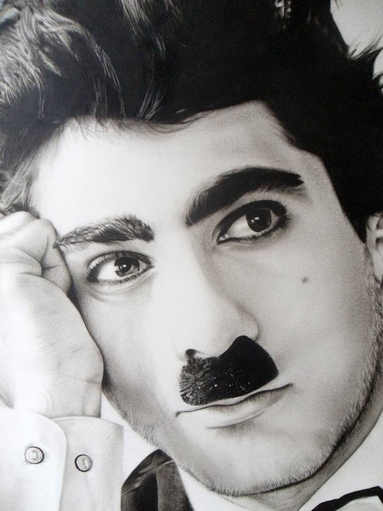 Original Photorealism Pop Culture/Celebrity Painting by Attila Paszternák