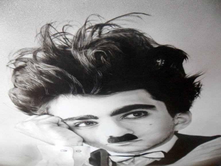Original Photorealism Pop Culture/Celebrity Painting by Attila Paszternák