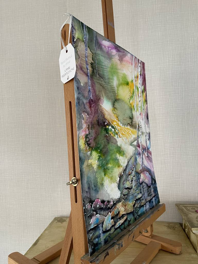 Original Abstract Landscape Painting by Sophie Huddlestone