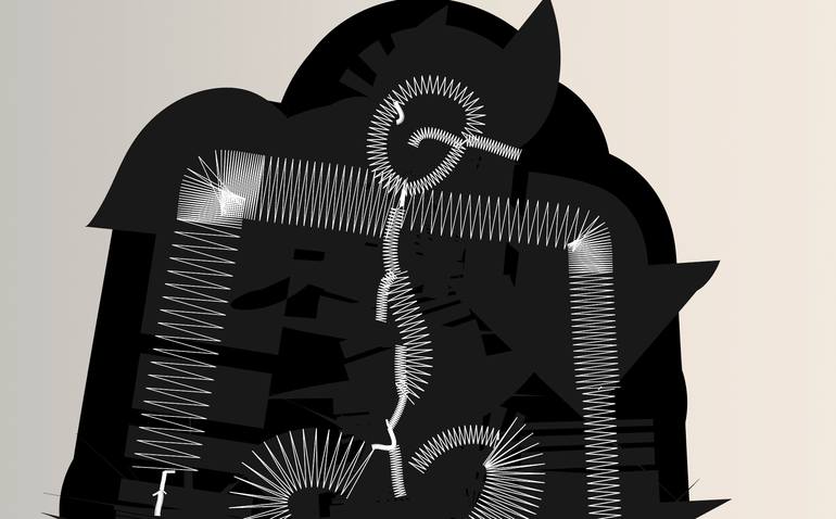 Original Conceptual Outer Space Digital by Harald Gsaller