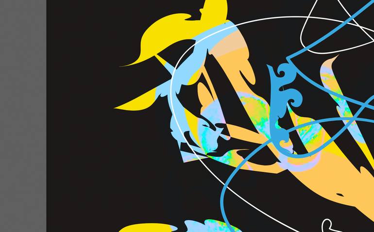 Original Abstract Expressionism Patterns Digital by Harald Gsaller