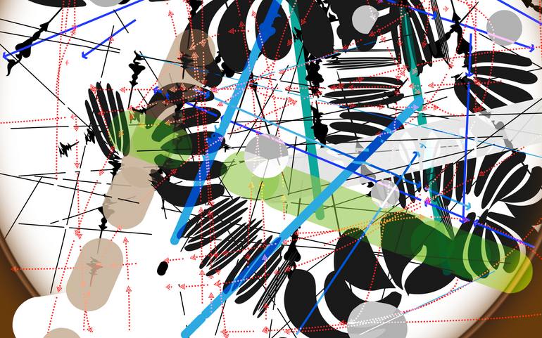 Original Abstract Expressionism Nature Digital by Harald Gsaller