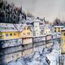 Collection Watercolor Cityscapes