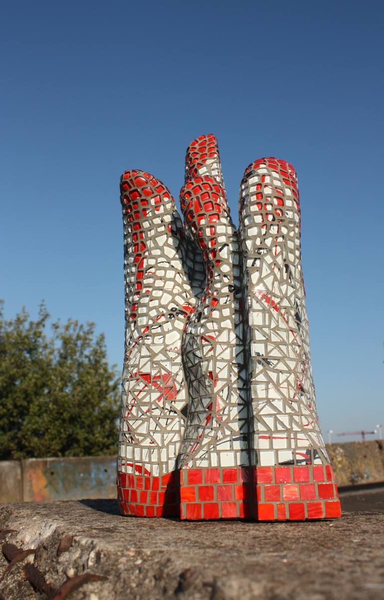 Original Abstract Expressionism Abstract Sculpture by Peter Vial