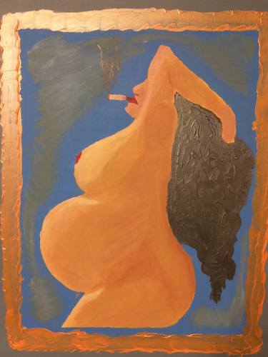 Print of Modern Erotic Paintings by Michal Komarnicki