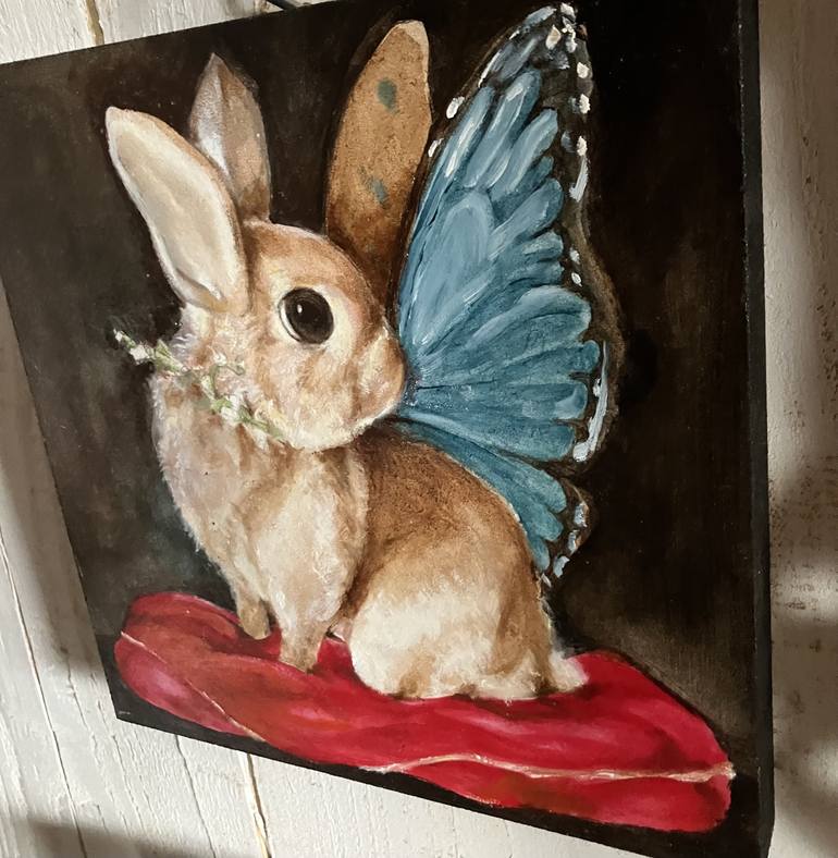 Original Surrealism Animal Painting by Marloes Henger