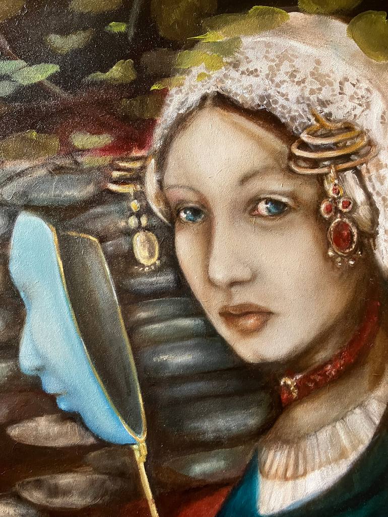 Original Portraiture People Painting by Marloes Henger