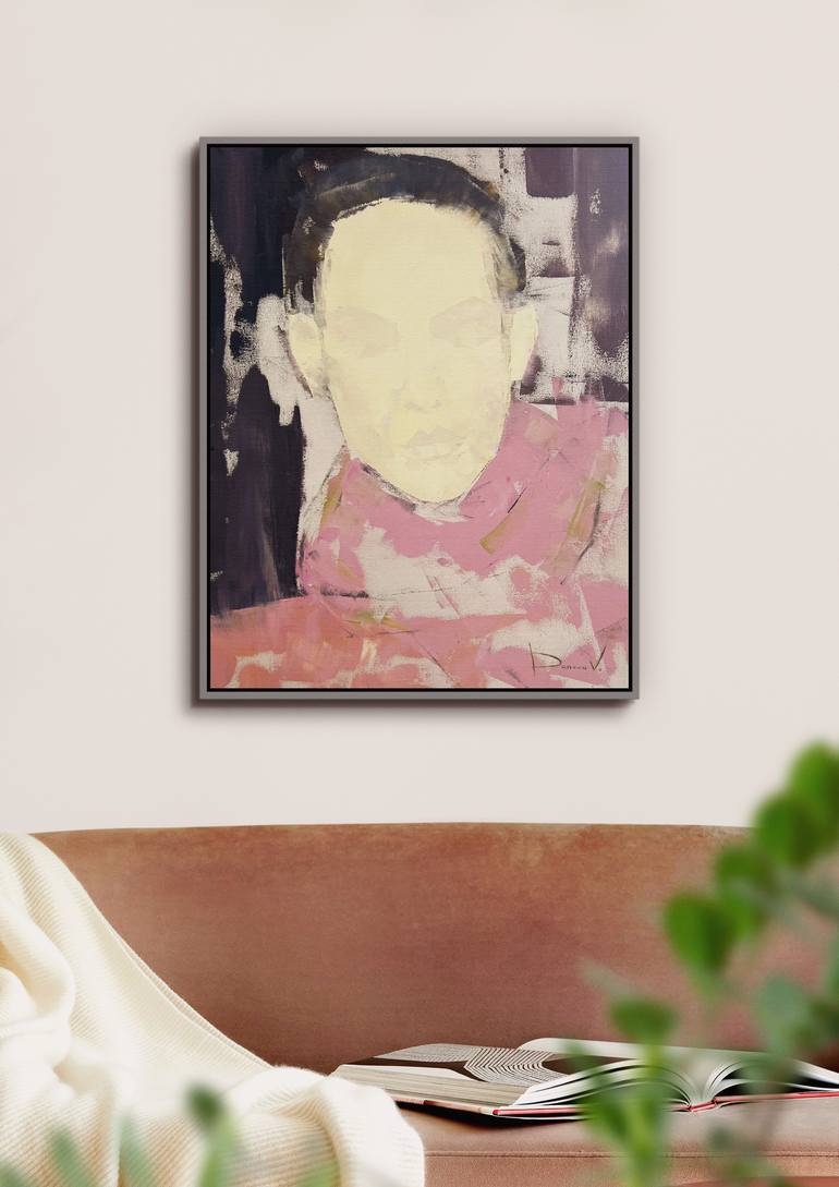 Original Abstract Expressionism People Painting by Viktoria Daneva