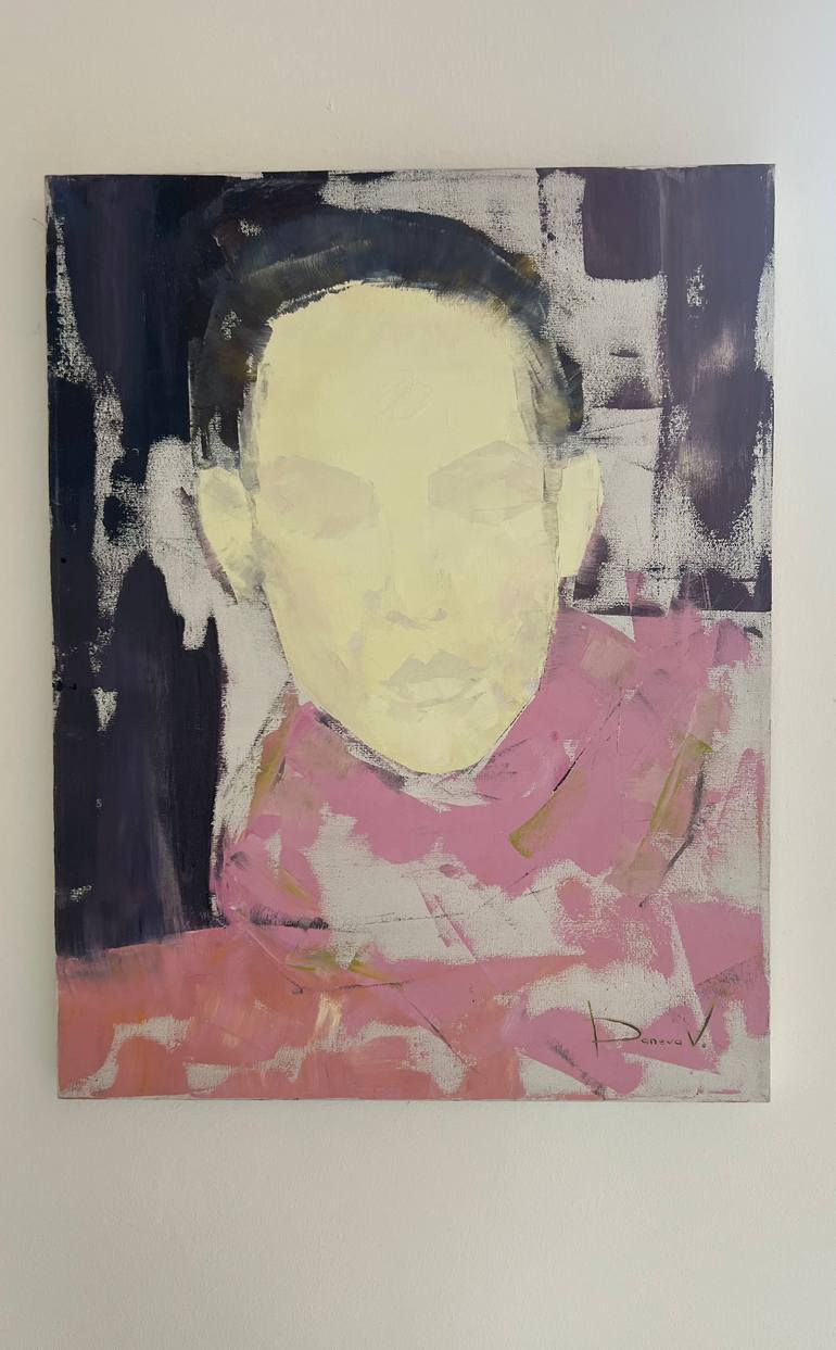 Original Abstract Expressionism People Painting by Viktoria Daneva
