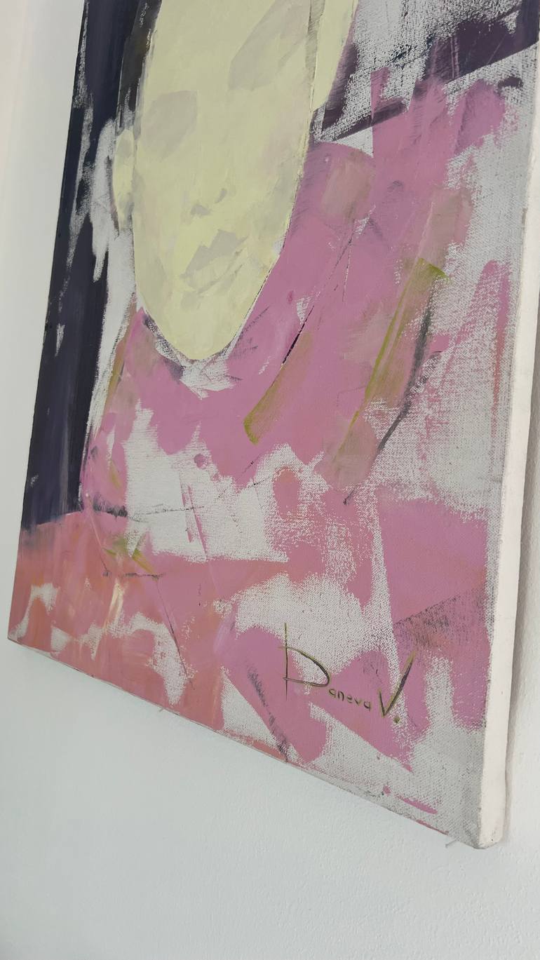 Original Abstract Expressionism People Painting by Viktoria Daneva