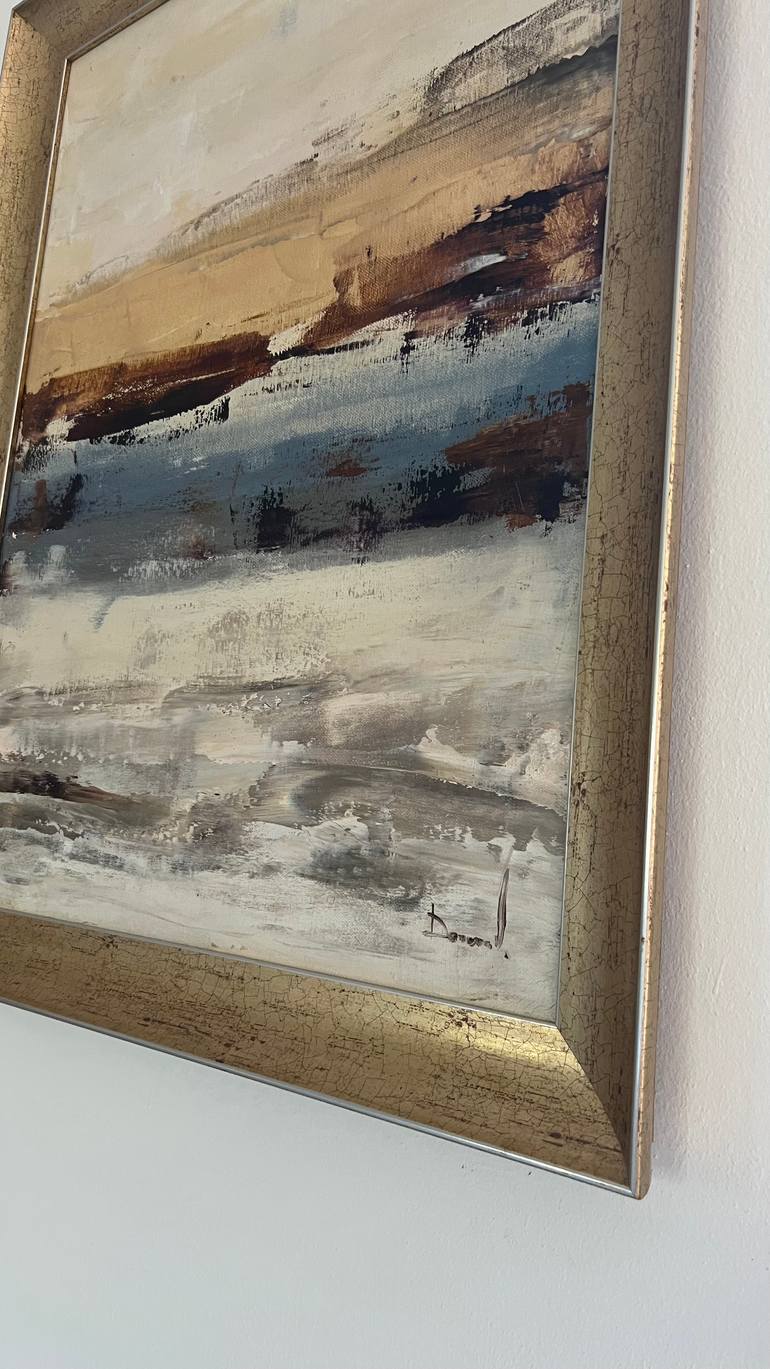 Original Abstract Expressionism Abstract Painting by Viktoria Daneva