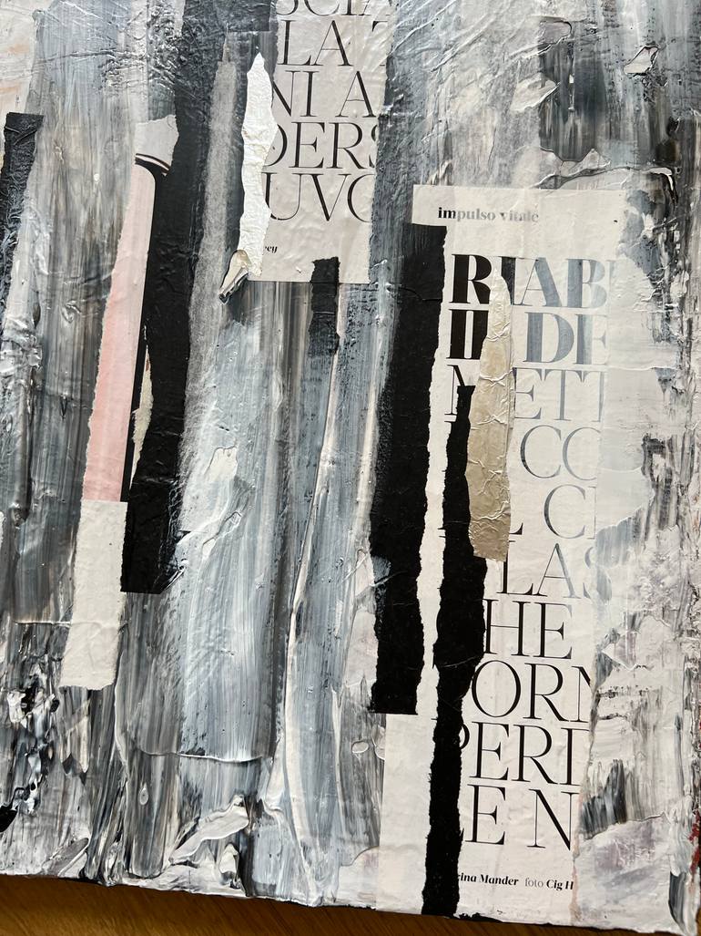 Original Bauhaus Abstract Collage by Viktoria Daneva