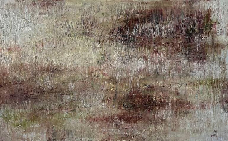 Original Abstract Painting by Viktoria Daneva | Abstract Art on Canvas | "The Lake Within"