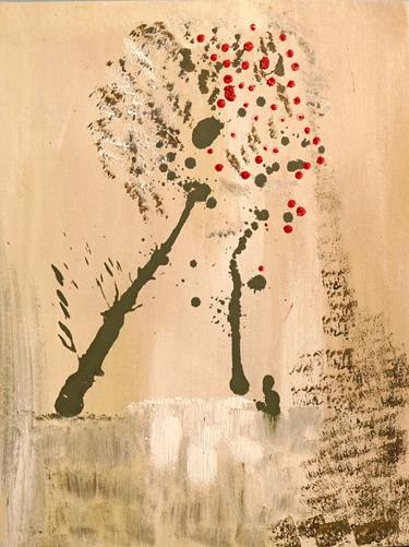 Original Abstract Tree Paintings by Waheed Ibne Musa