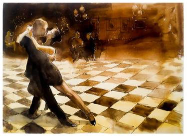 Original Impressionism Music Paintings by Flavio Furlan