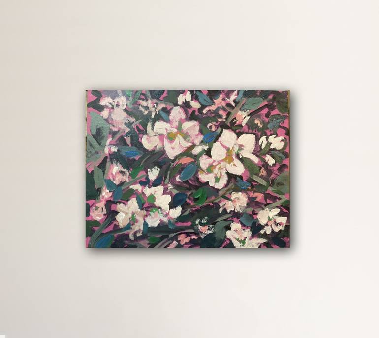 Original Contemporary Floral Painting by Kristina Murray