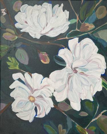 Original Floral Paintings by Kristina Murray