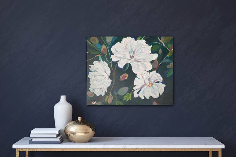 Original Impressionism Floral Painting by Kristina Murray