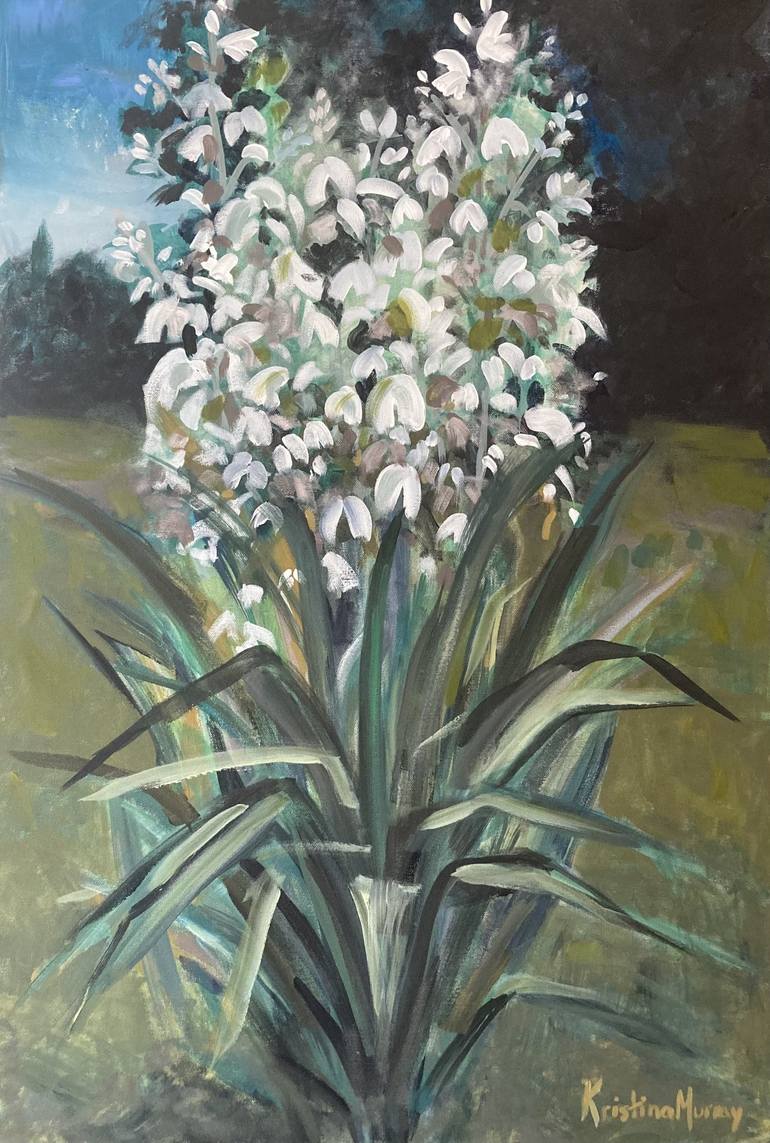 Original Contemporary Botanic Painting by Kristina Murray