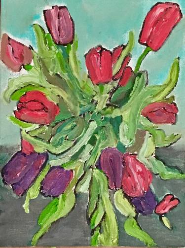 Original Fine Art Floral Paintings by Kristina Murray