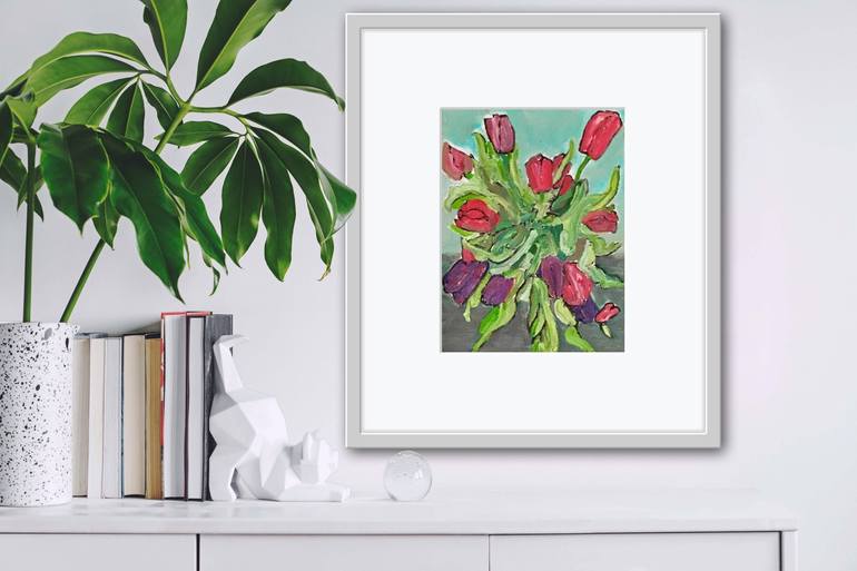 Original Fine Art Floral Painting by Kristina Murray