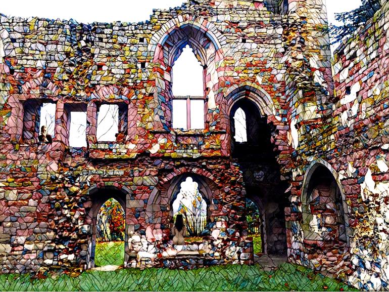 Print of Architecture Mixed Media by Tony Roberts