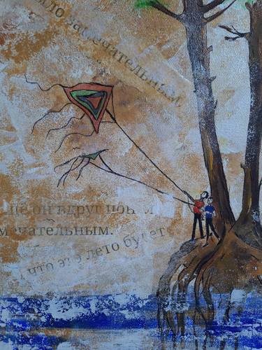 Print of Abstract Children Paintings by Viktoriya Aksyonova