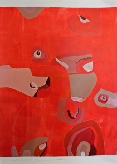 Original Cubism Abstract Paintings by Richard Martin Vidal