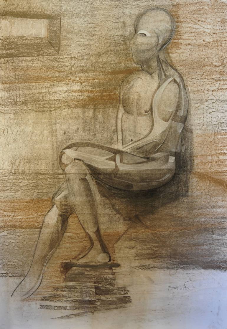 Print of Artificial Intelligence Science/Technology Drawings by Richard Martin Vidal