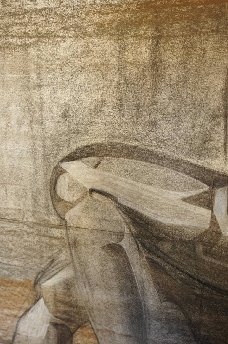 Original Artificial Intelligence Science/Technology Drawing by Richard Martin Vidal