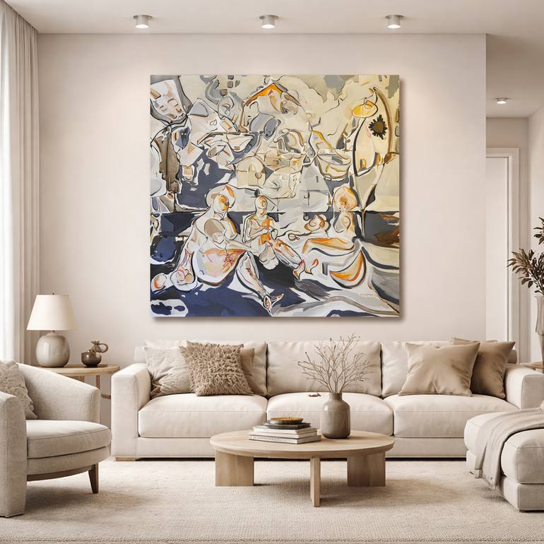 Original Symbolism Landscape Painting by Richard Martin Vidal