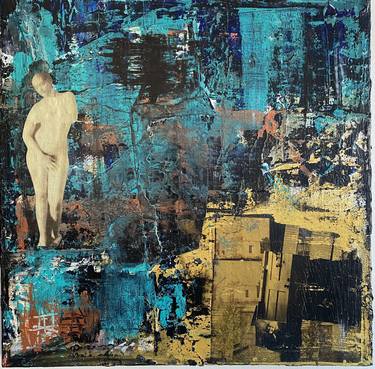 Print of Abstract Nude Mixed Media by Gina Kropf
