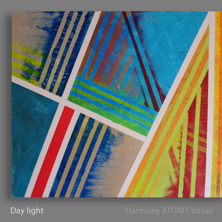 Original Abstract Painting by Le Cecil