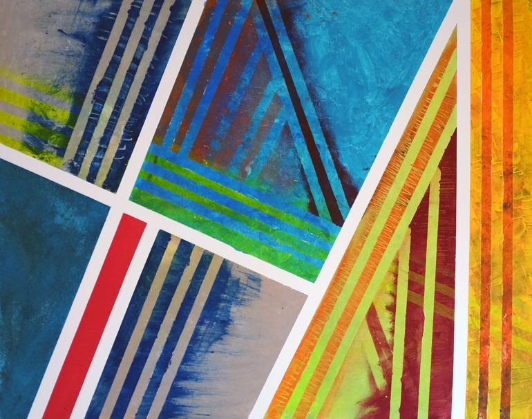 Original Abstract Painting by Le Cecil