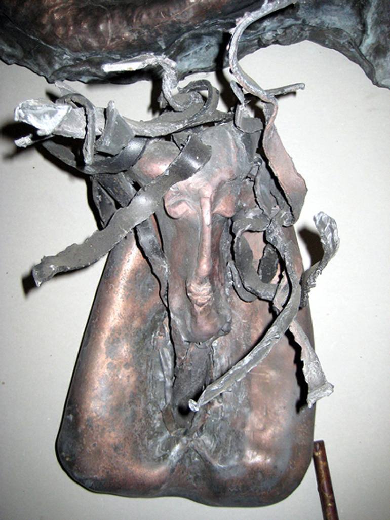 Original Abstract Body Sculpture by Johnes Ruta  AzothGallery