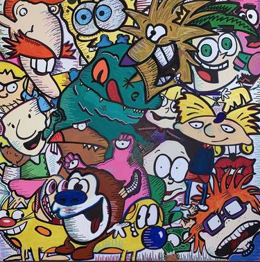 Print of Pop Art Cartoon Paintings by Jill Keller