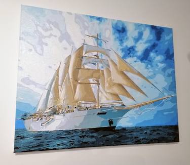 Original Ship Paintings by Alexandra Shylkina