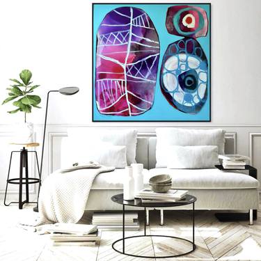 Original Abstract Painting by NISSA RAAD