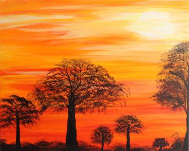 Sunset on The Baobab Tree thumb